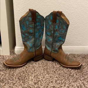 Roper Peacock Cowgirl Boots